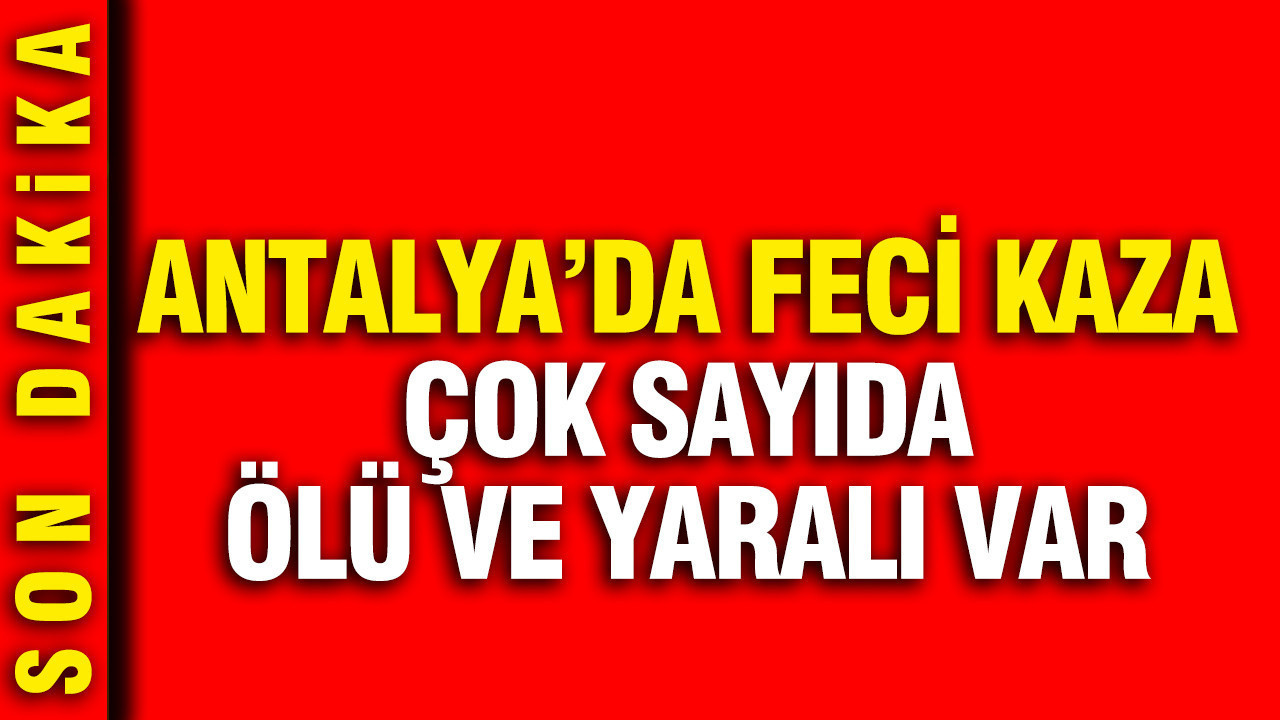 Antalyada feci kaza ucuruma yuvarlanan otomobilde 5 kisi hayatini kaybetti aBajFM3O