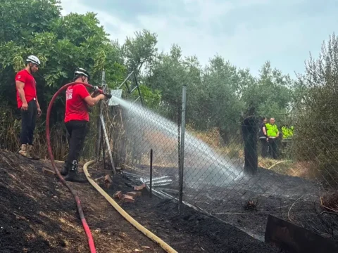 Mudanya goynukludeki yangin ormanlik alana sicramadan kontrol altina alindi VU1fLUQW